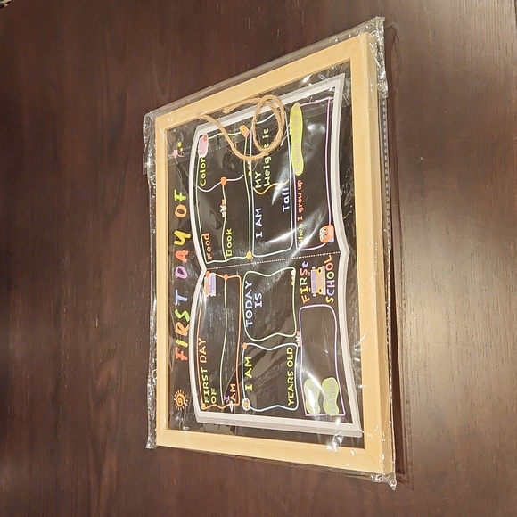 First & Last Day of School Chalkboard, NWT - Picture 2 of 16